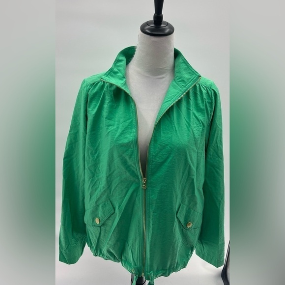 Chico's Zenergy Green Jacket Size 1 (M) - Picture 2 of 13